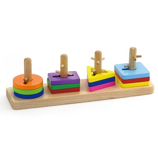Creative shapes stacking board